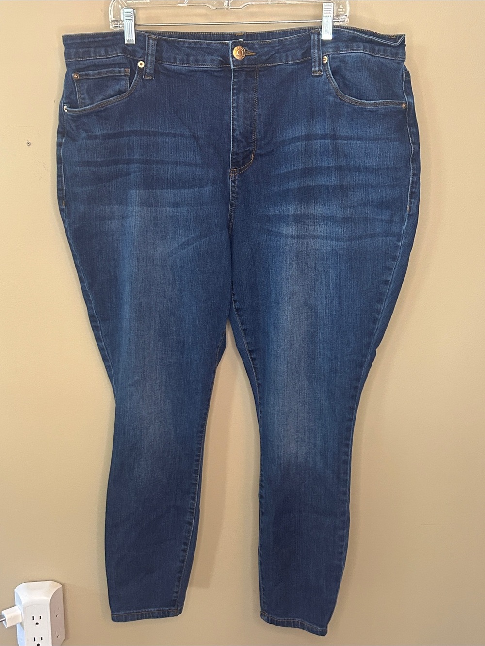 STS Blue Women's Skinny Jeans in Dark Blue Wash